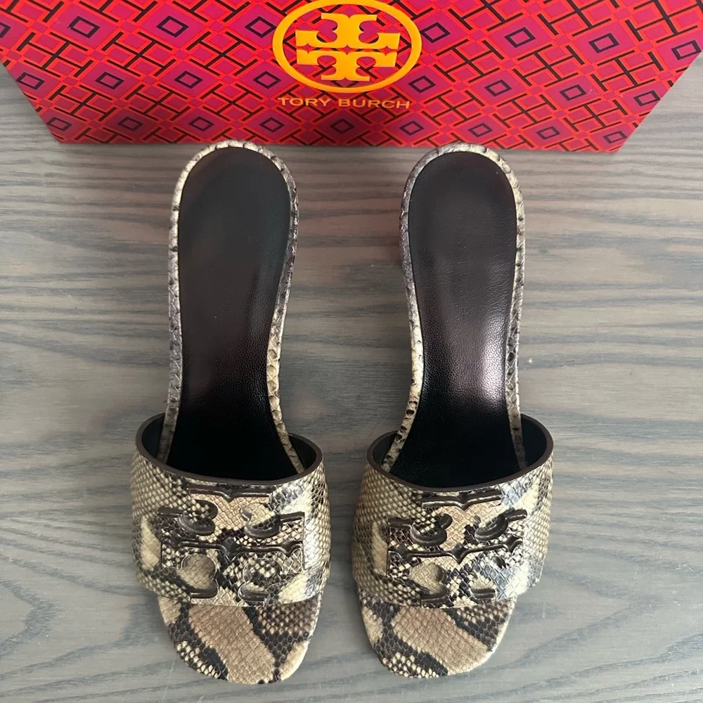 TORY BURCH INES MULE IN DESERT DUSK ROCCIA